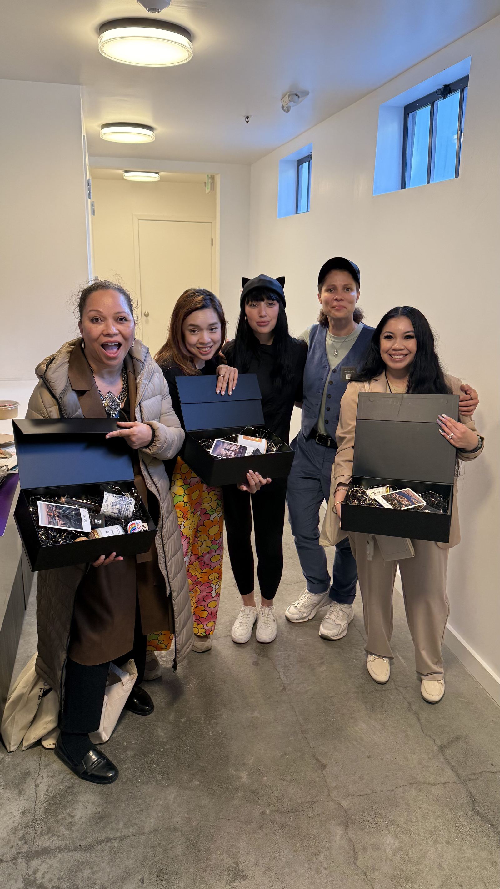 High Touch team at Human Tech Week 2026 — Misha, Filena, Nichol, Neriza, and team together at Hibernia SF